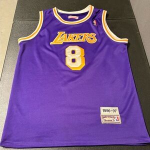 Mitchell & Ness Kobe Bryant #8 LA Lakers Hardwood Classics 1996-97 Rookie Jersey
